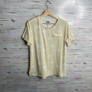 Helly Hansen tee shirt white yellow size xl